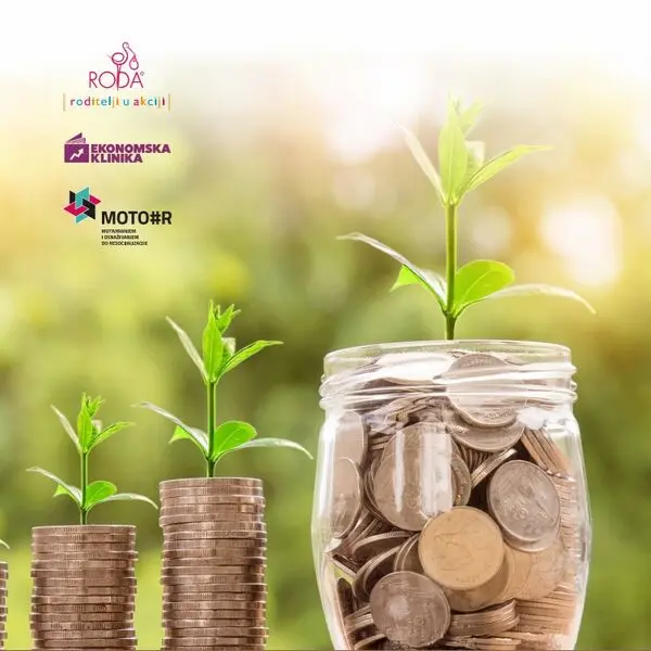 Naslovnica priručnika o financijama kao primjer rada u području mentalnog zdravlja, i brige o sebi i osobnog rasta.